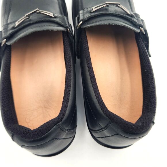 Orthofeet Womens Loafer Shoes Size 10.5 N Chelsea 817 Black Leather Diabetic - Picture 7 of 14